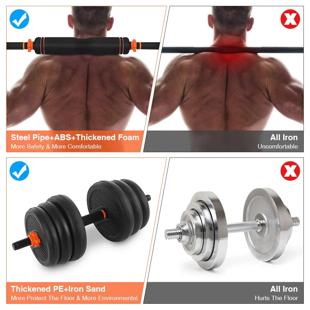 55lb Adjustable Dumbbell Set W21831