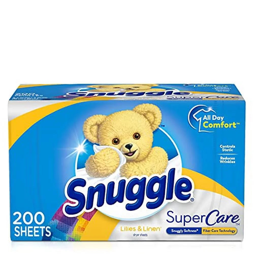 Fabric Softener Dryer Sheets, Lilies and Linen, 200 Count I3080