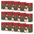 Snowman Cardinals Trees Christmas Placemats Set of 4 X608