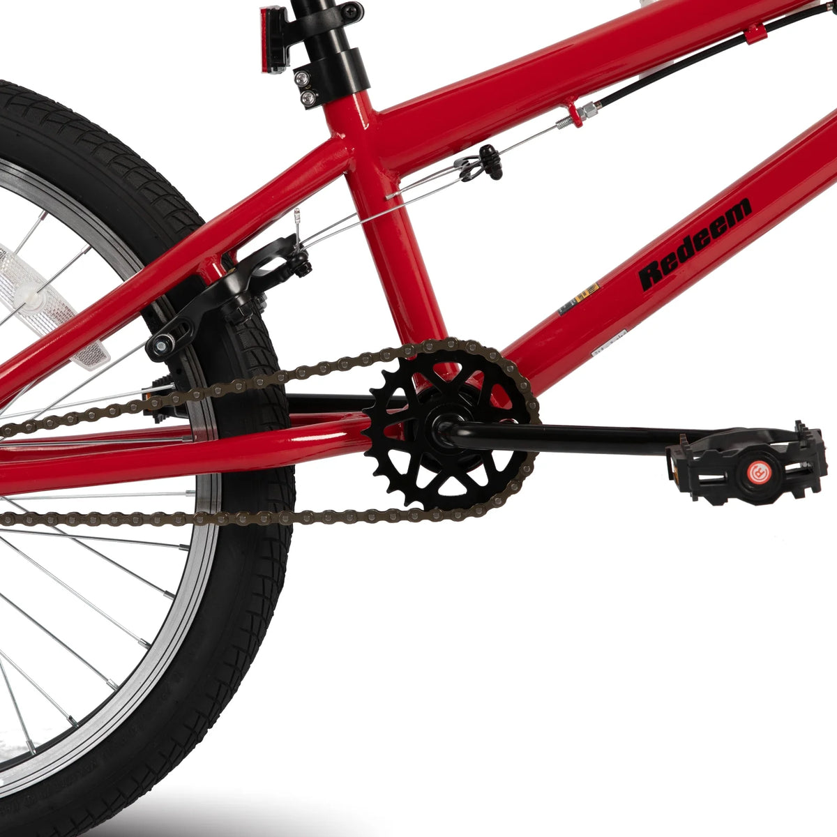 Kids Bike 20 BMX Freestyle Bicycle Black H9981