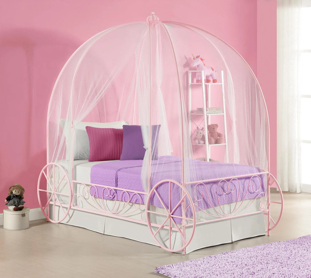 White Metal Twin Bed U472678