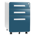 White 3-Drawer Metal Vertical File Cabinet O3469