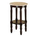 Round Wood End Table in Dark Cherry R71293