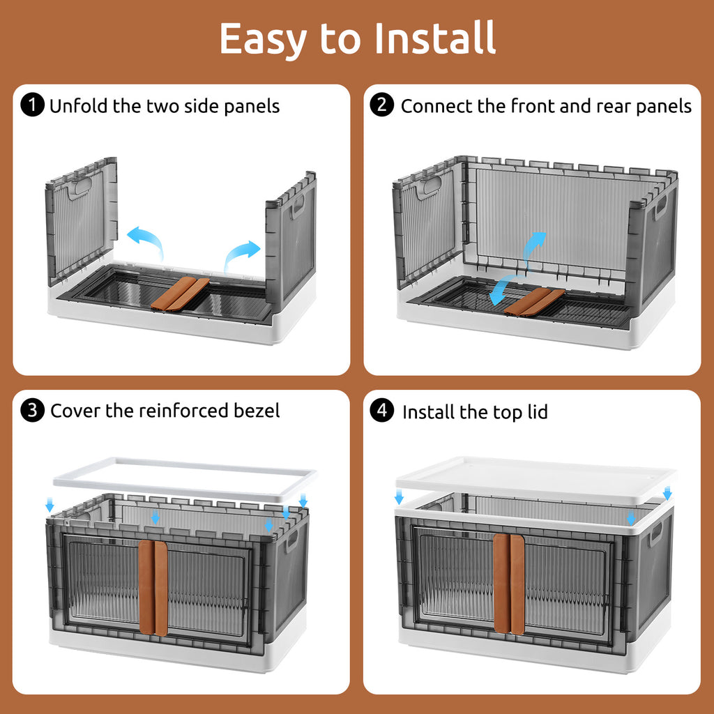 3 Pack 19 Gal Stackable Storage Bins N876