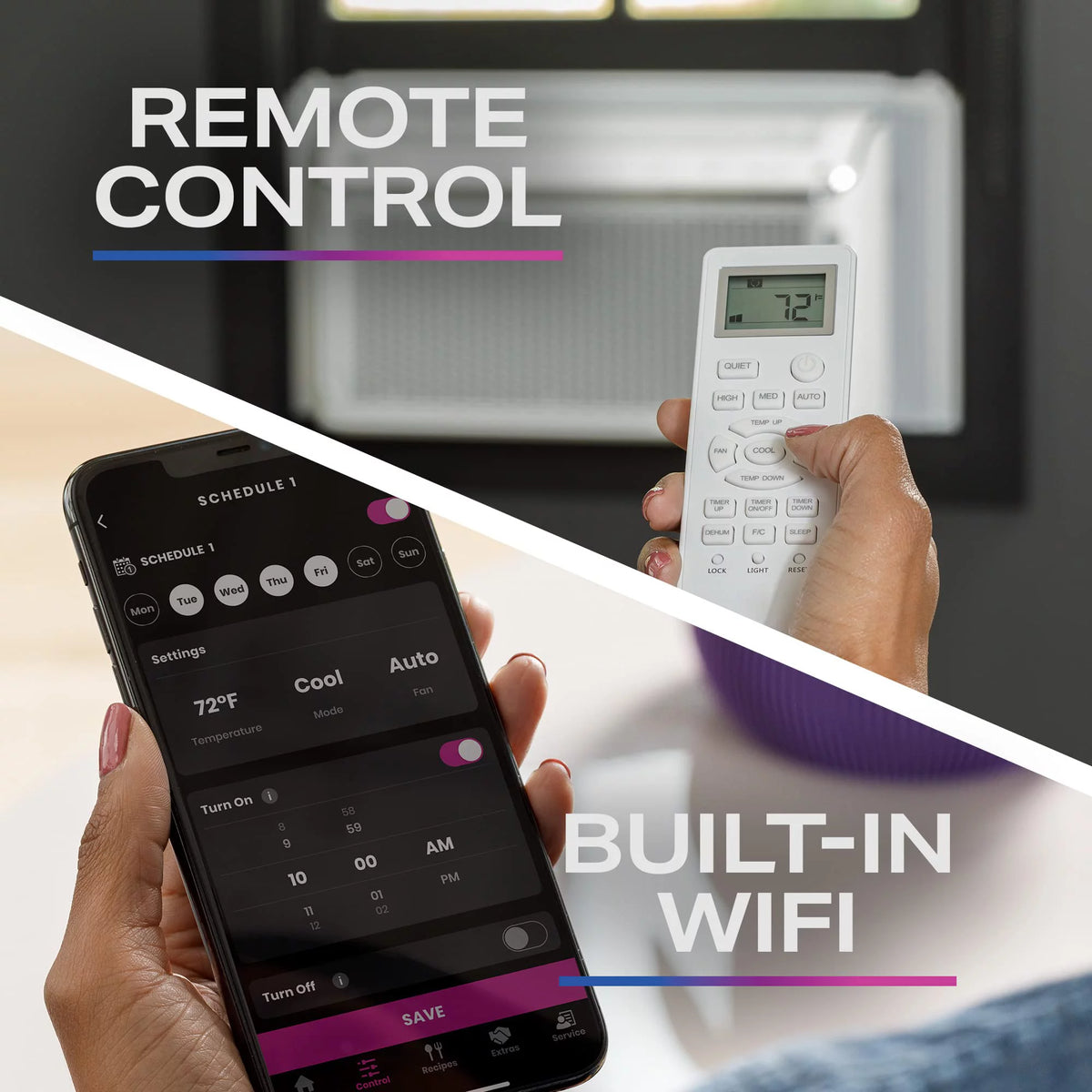 115 Volt Smart Room Air Conditioner N7023