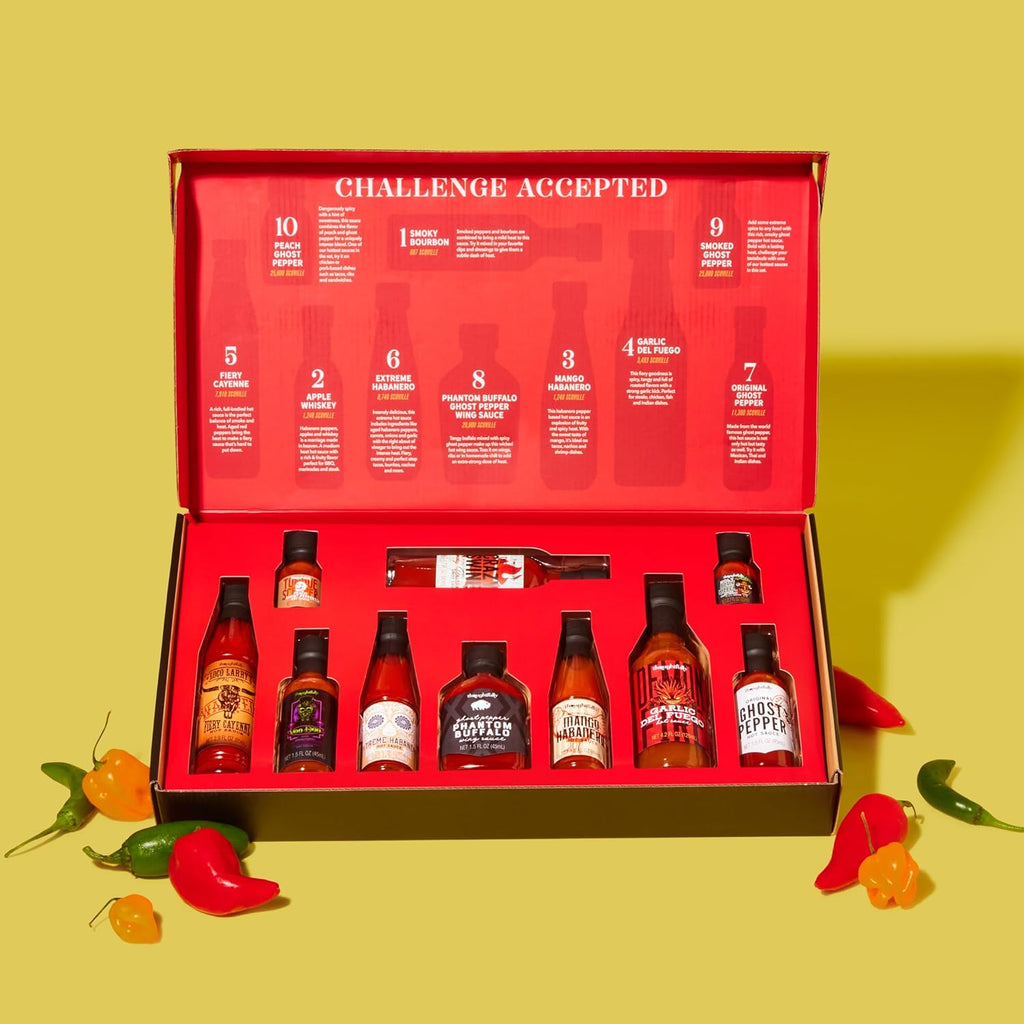 Set of 10 Hot Sauce Variety Pack P921374