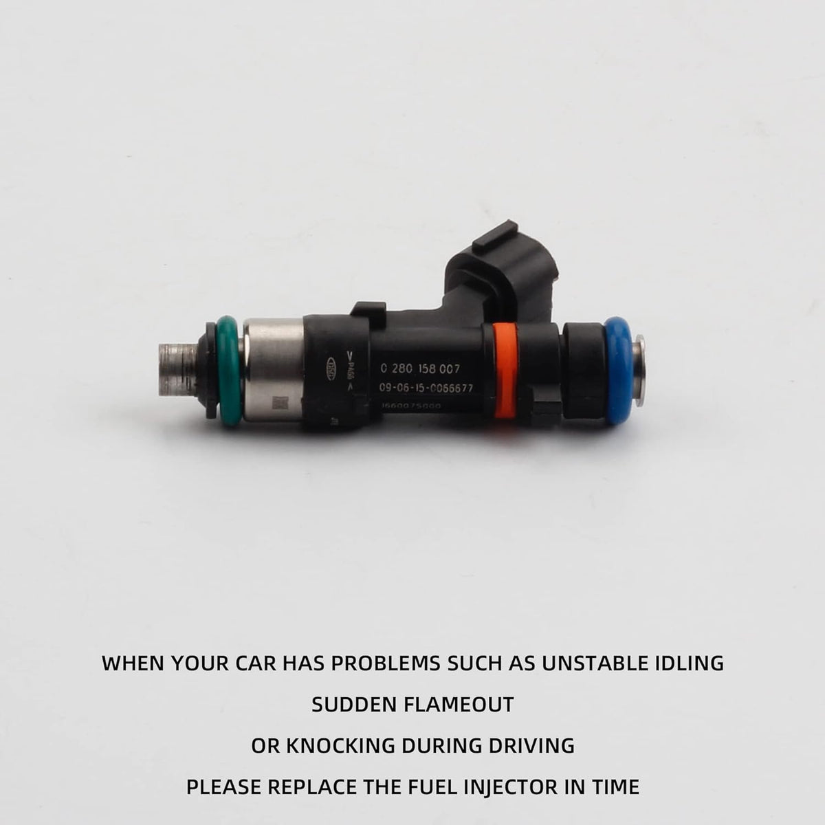 12 Holes 8 pcs Gasoline Fuel Injectors Set U287