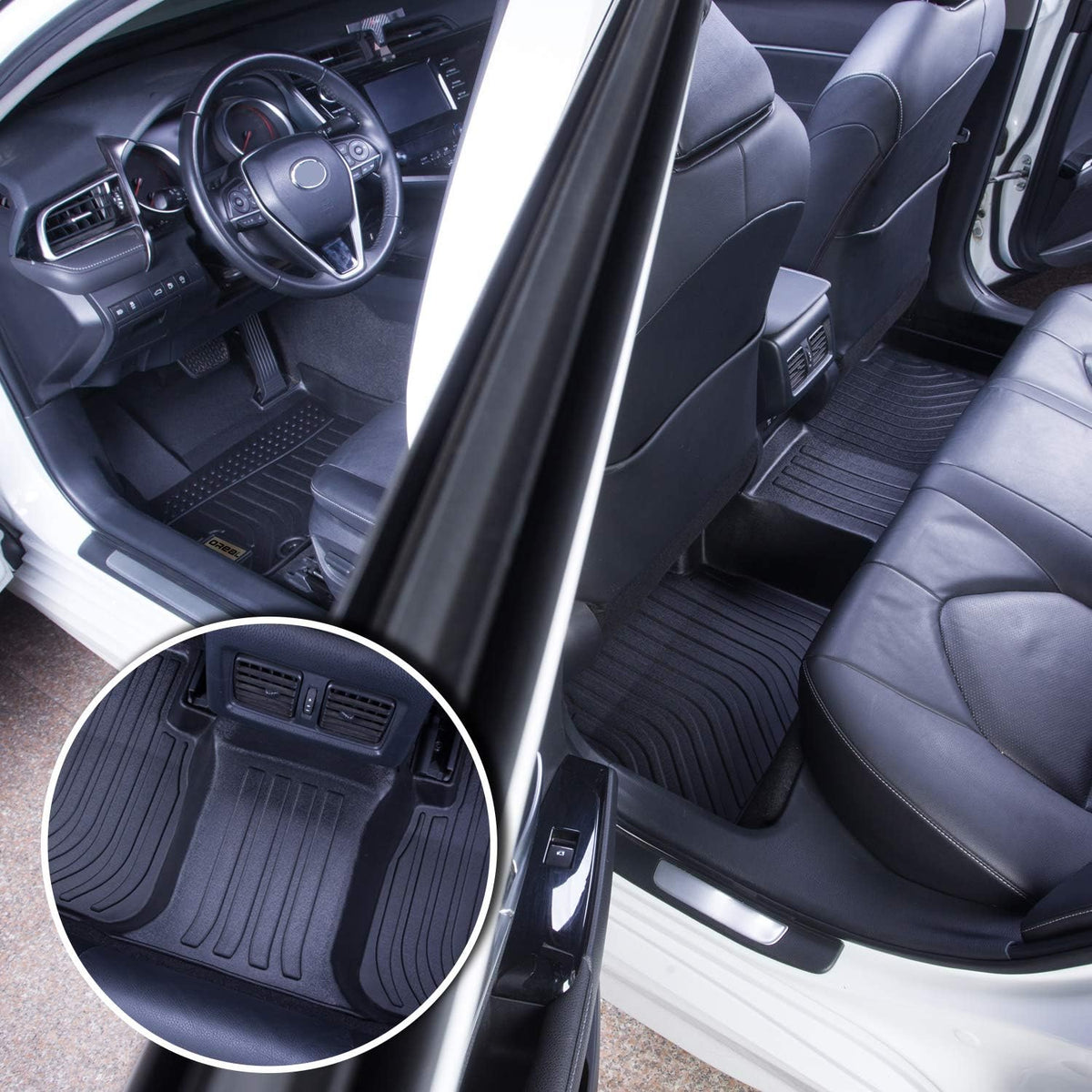 Black Floor Mats Liners R962