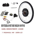28'' Electric Bicycle Conversion Rear Wheel Kit Bike Motor 48V 1000W Q799