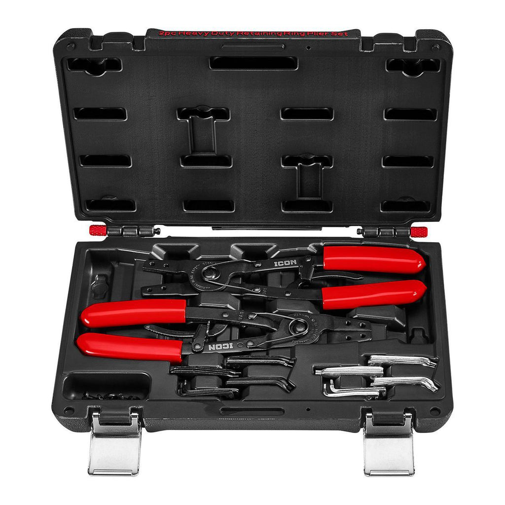 Ratcheting Retaining Ring Pliers Set with Replaceable Tips, 2-Piece K5903