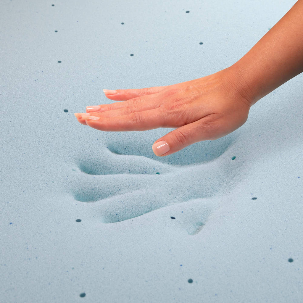 King 3 inch Cool Gel Memory Foam Mattress Topper H94845