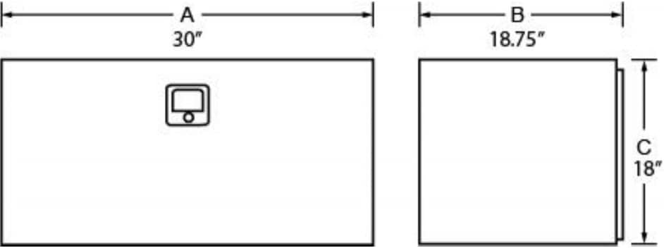 Underbody Box Steel Black I82549