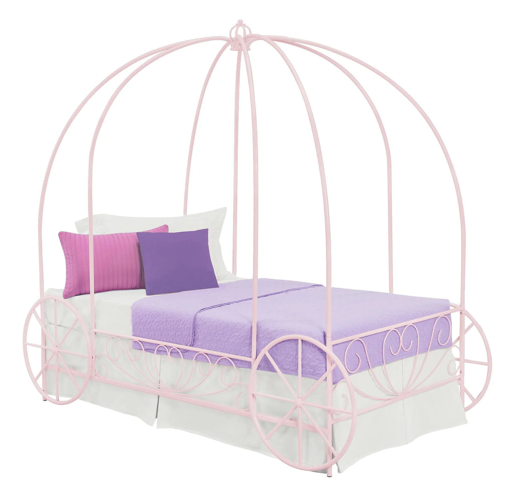 White Metal Twin Bed U472678