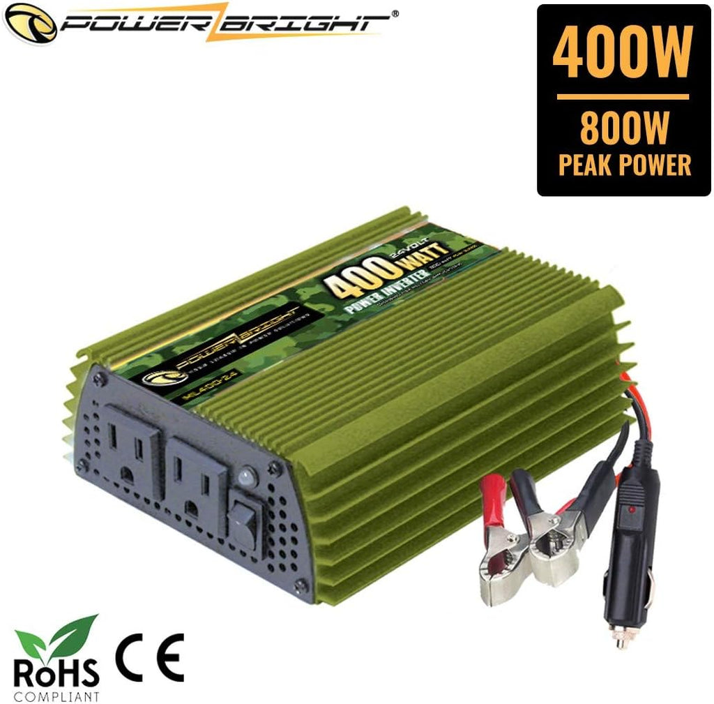 2300 Watt 24V Power Inverter with Dual 110V AC Outlets I48642