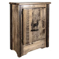 Accent Cabinet with Laser Engraved Elk Design M1305