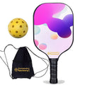 Irregular Shape Glow in The Dark Carbonfiber Graphite Pickleball Paddles Y799069