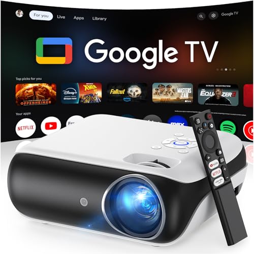 1080P Bluetooth Portable Outdoor Movie Projector with Built-in Speaker F651395