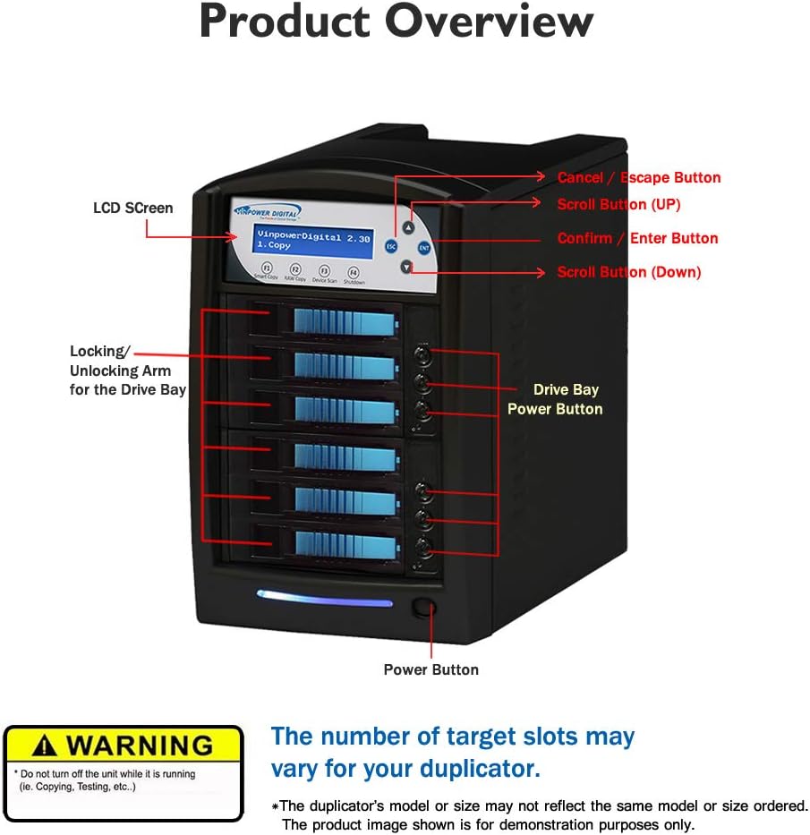 1 to 2 SATA Hard Drive Duplicator C66403