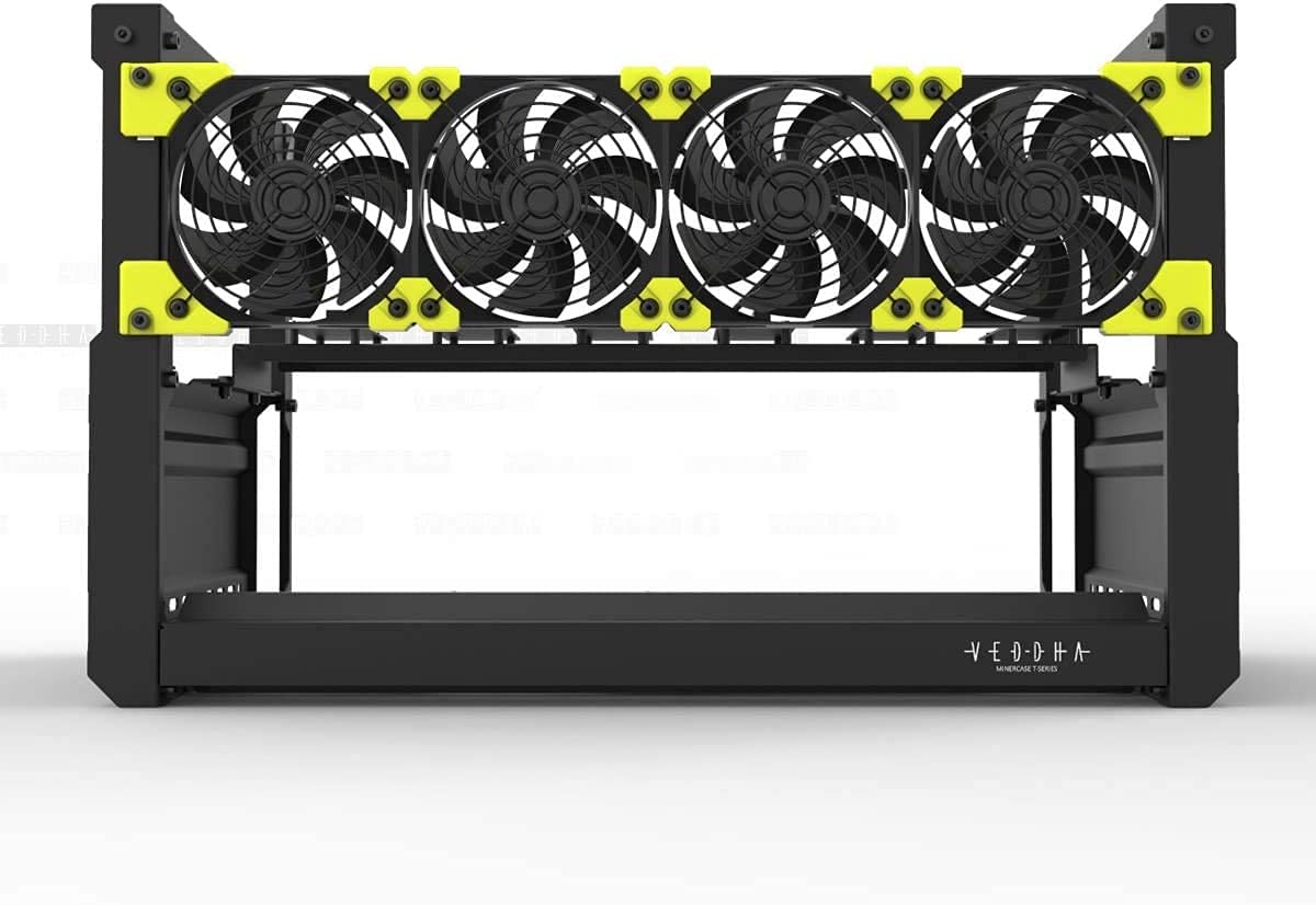 6/8 GPU Aluminum Open Air Frame Case Miner X37567