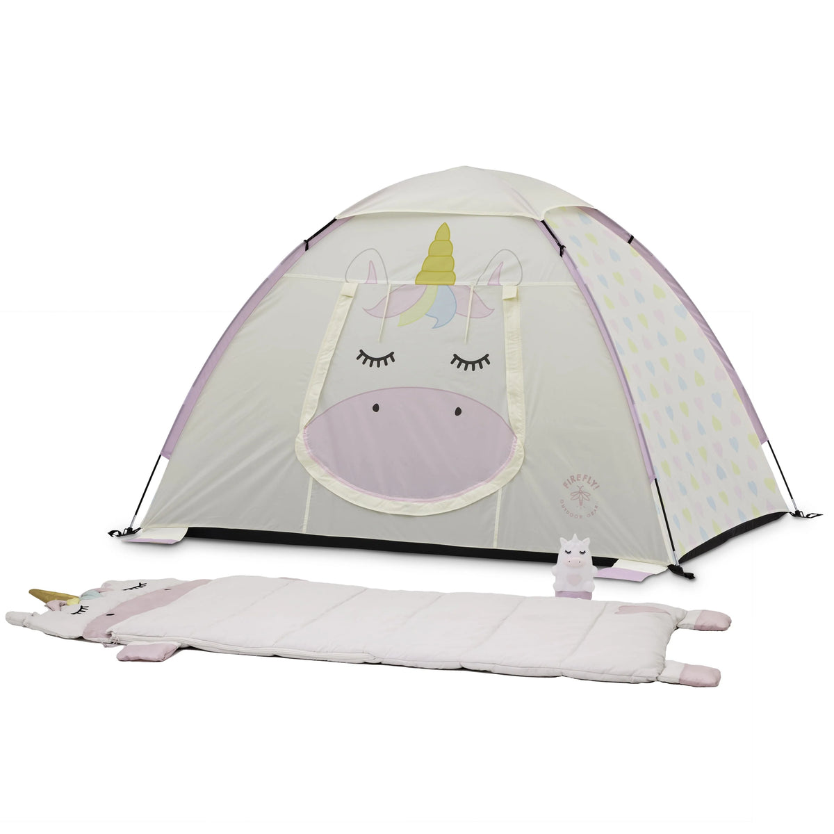 Kid's Camping Combo One-room Tent Sleeping Bag Lantern J938870