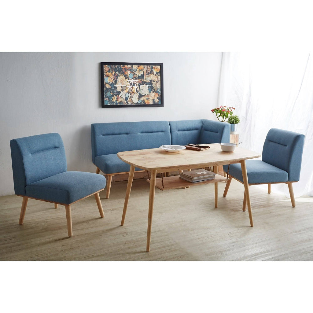 Mid Century All Wood Sectional 1 Seater Sofa I937991