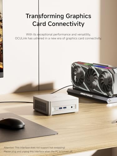 Mini PC AMD Ryzen 7 8845HS 32GB DDR5 1TB PCIe4.0 SSD Radeon 780M Graphics Y109970