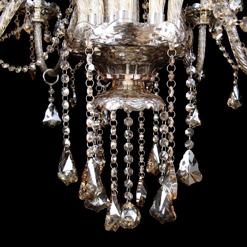 15 Lights Cognac K9 Crystal Chandelier I872