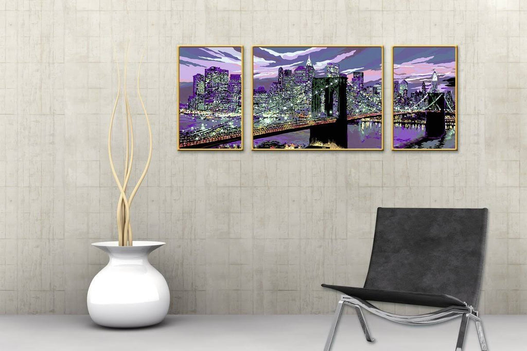 Paint by Numbers Skyline of New York J487