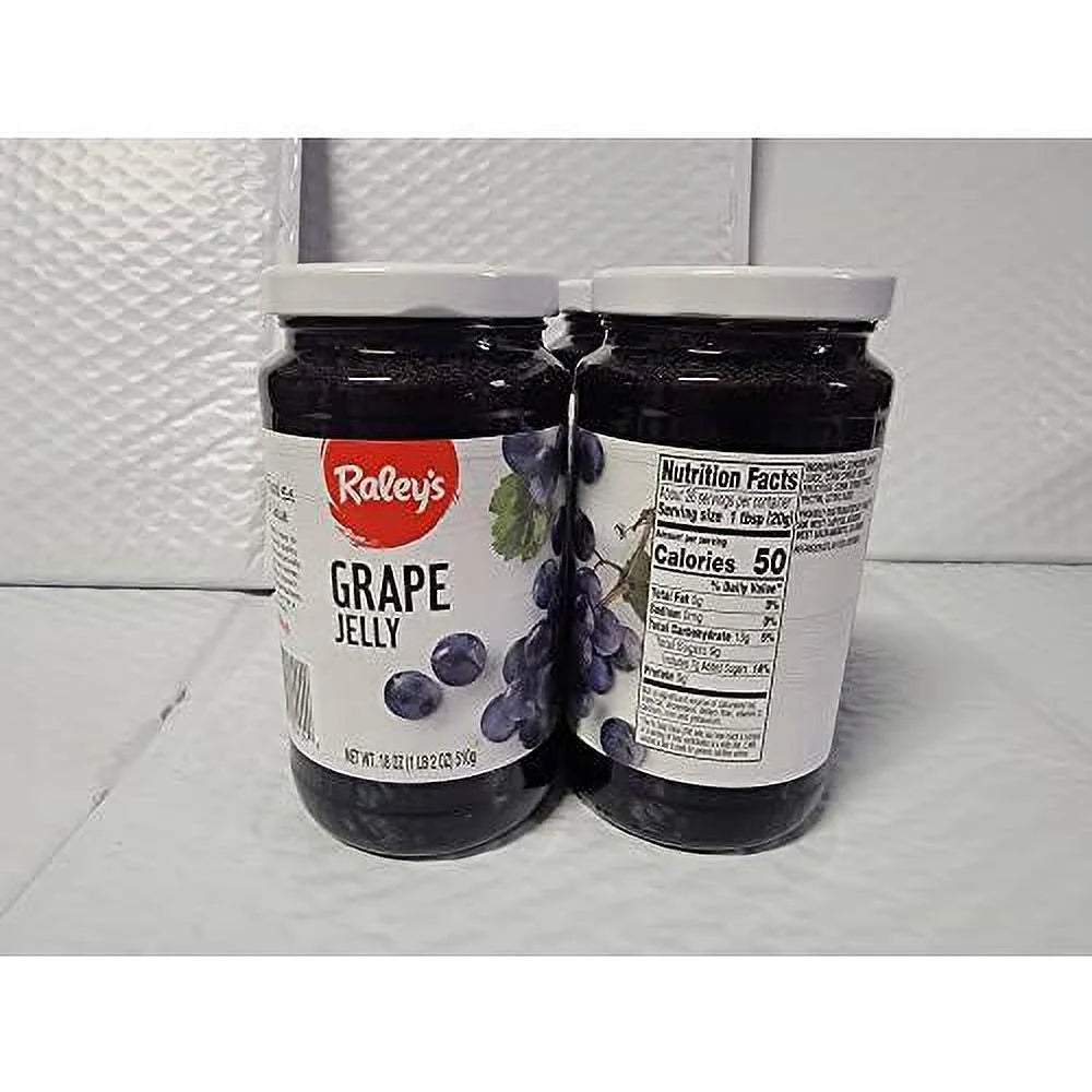 Grape Jelly 18 Ounces Pack Of 4 Glass Jars C9446