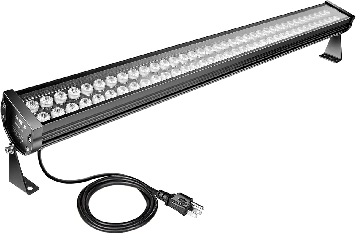 72W LED Wall Washer Lights, 5000K Daylight White Linear Strip Light, 3.2ft, 120V, IP65 Waterproof R2168
