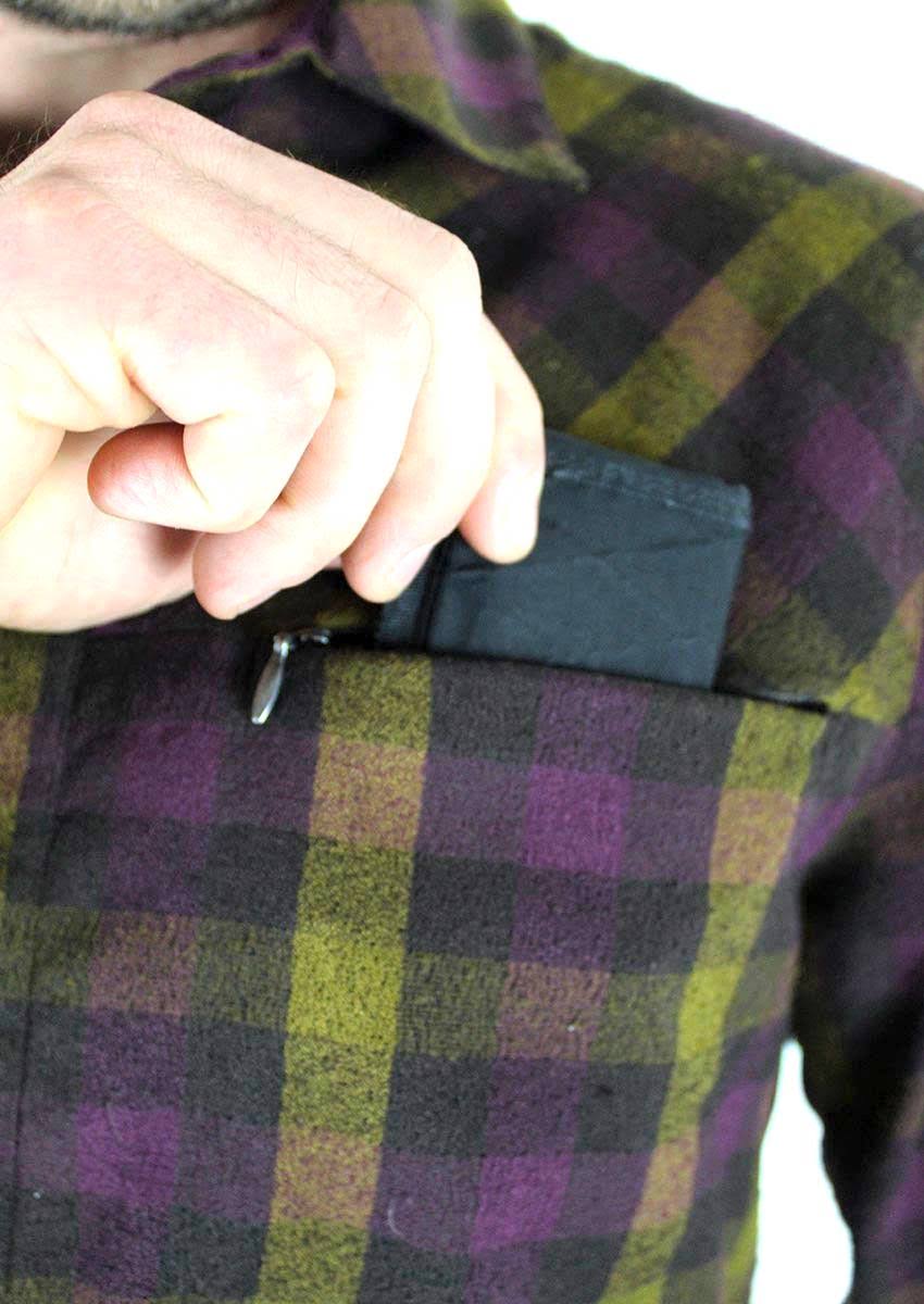 Lime Flannel Shirt H340