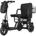 Folding Electric Trike 48v 700w Dual Motor Lithium Black Q78633