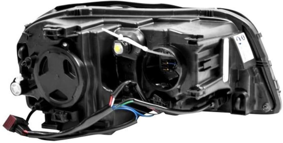 Headlight Assembly Driver and Passenger Side Halogen with Bulbs B3865