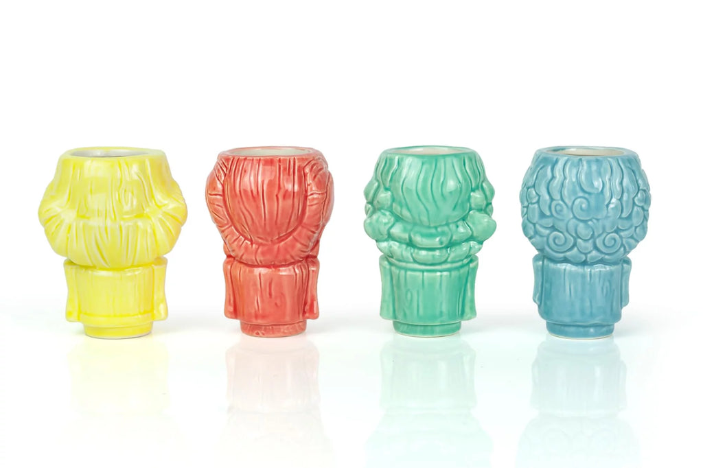 Ceramic 2 Ounce Mini Glasses Set Of 4 F81646