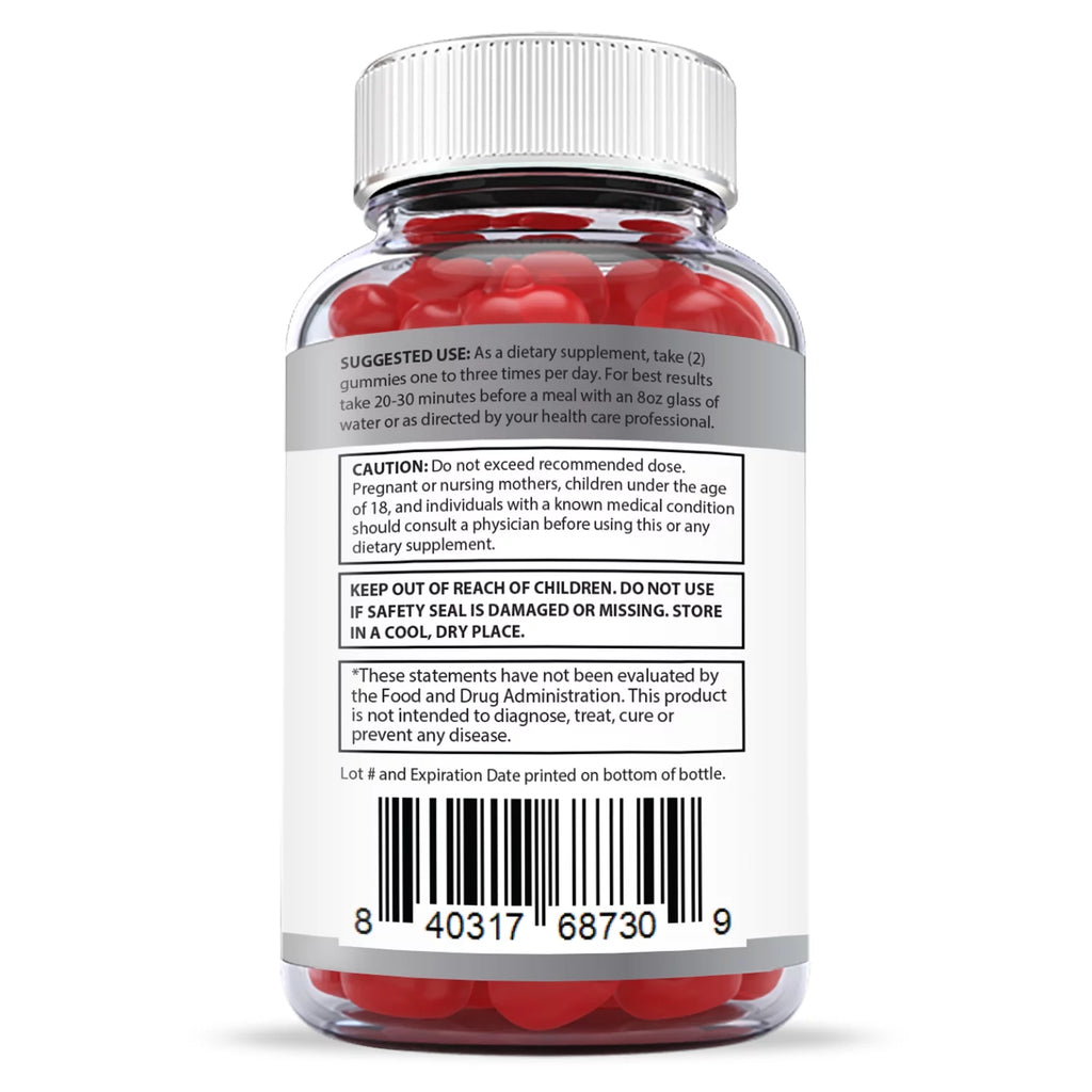 5 Pack 2000mg ACV Gummies Dietary Supplement Z1733