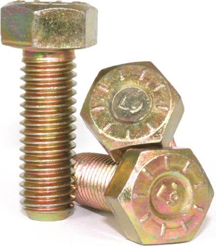 Hex Cap Screw Yellow Zinc Plated L14540