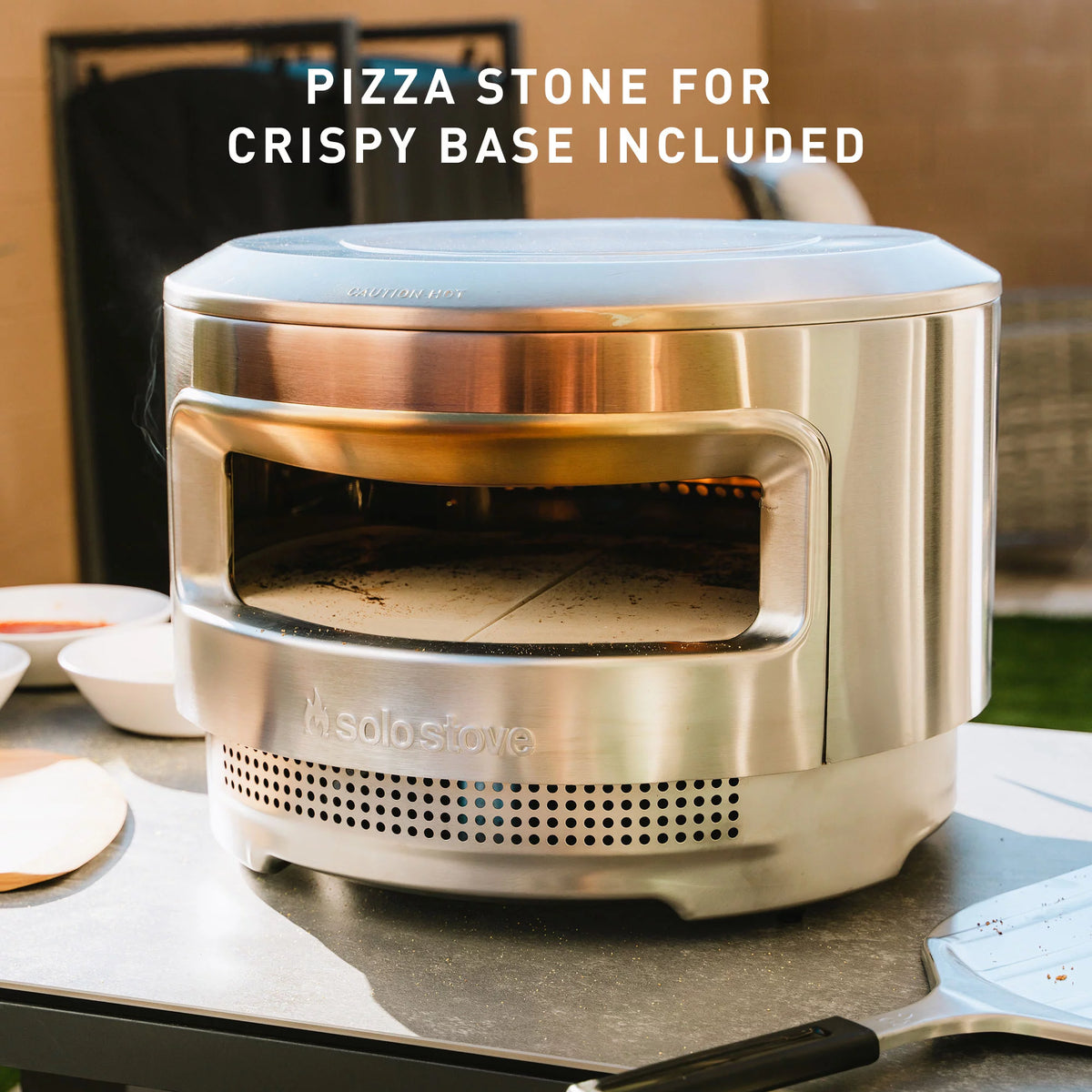 Wood Burning Pizza Oven with Cordierite Pizza Stone O77738