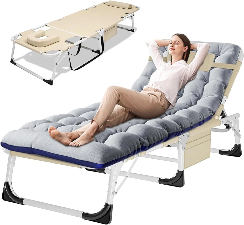 Folding Tanning Chair with Face Arm Hole P525775