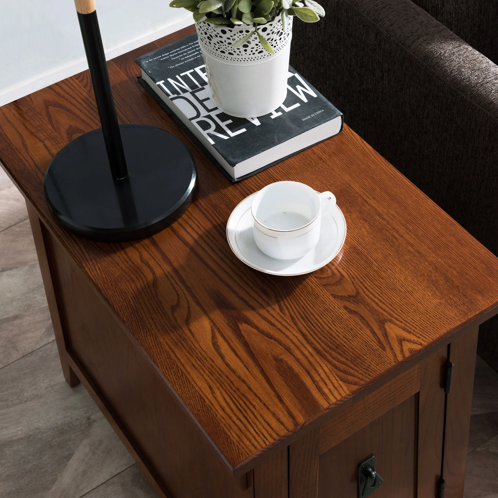 Russet Solid Wood End Table W905