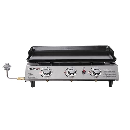 3-Burner Portable Gas Grill Griddle T1005
