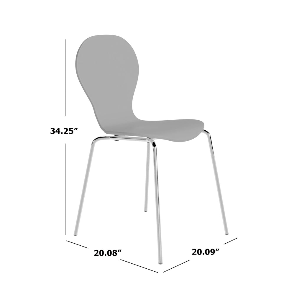 Red Armless Dining Chair (Set of 4) D924