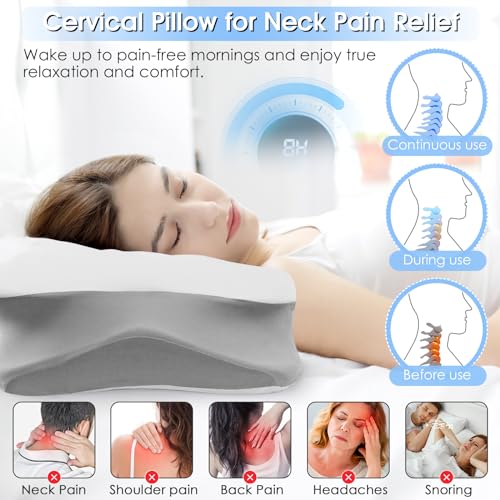 Memory Foam Cervical Neck Pillow M195960