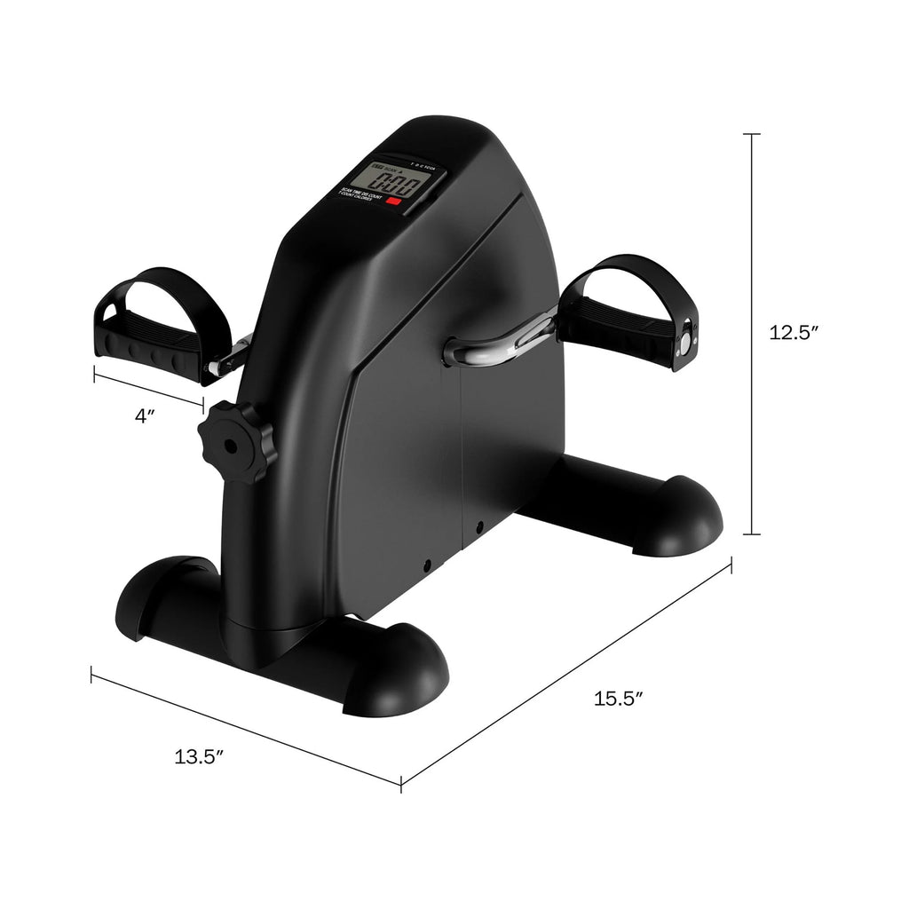 Under Desk Bike and Pedal Exerciser with Calorie Counter J318