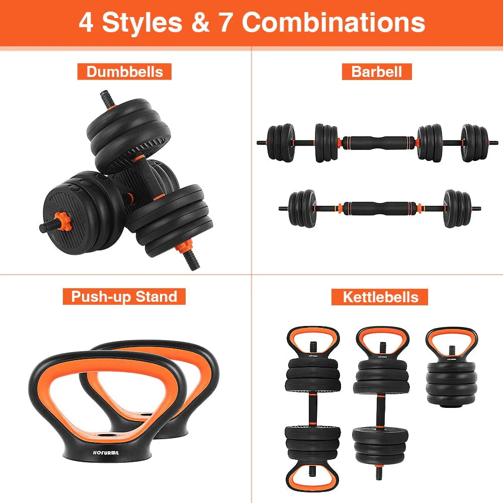55lb Adjustable Dumbbell Set W21831