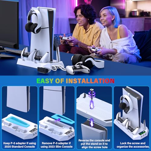 PS5 Cooling Station with Controller Charging Station A640997