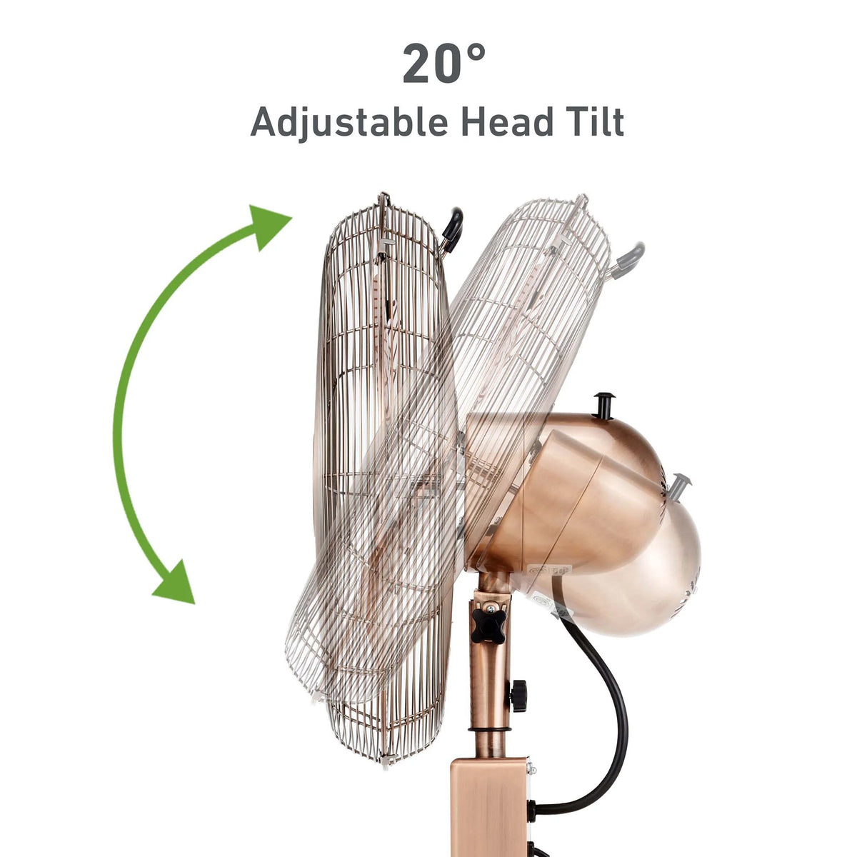 16" Digital Oscillating Metal Stand Fan A27891