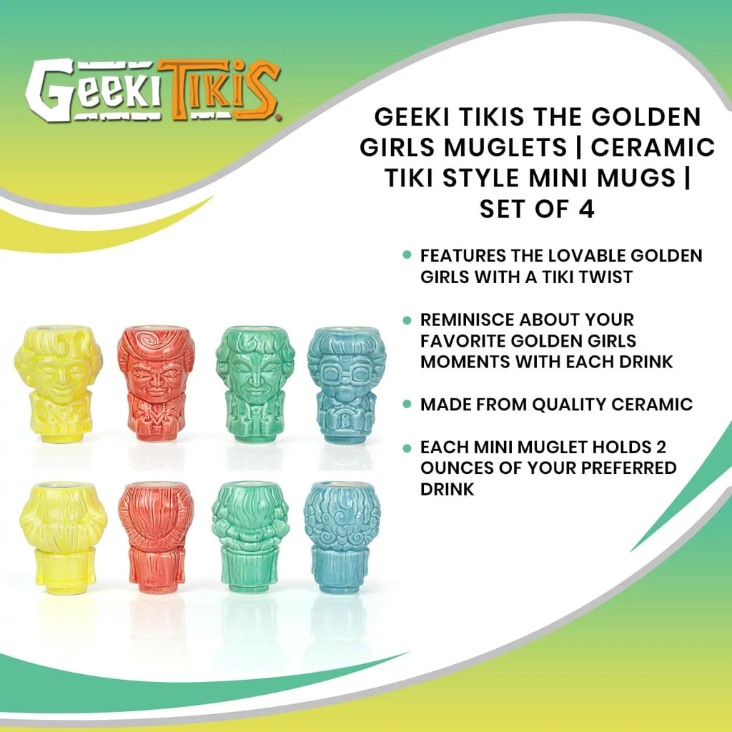 Ceramic 2 Ounce Mini Glasses Set Of 4 F81646
