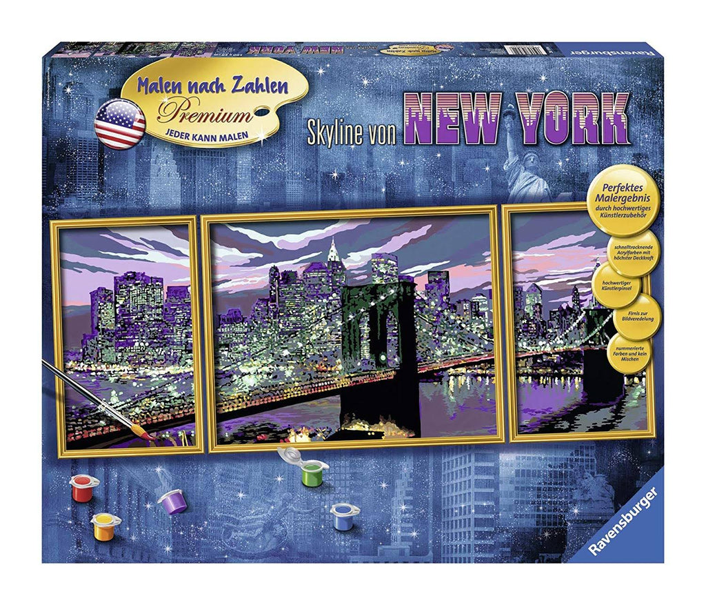 Paint by Numbers Skyline of New York J487
