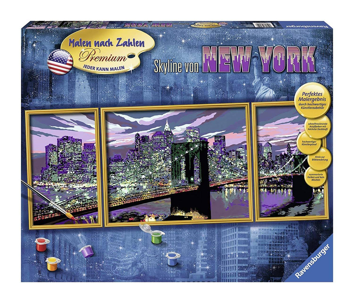 Paint by Numbers Skyline of New York J487