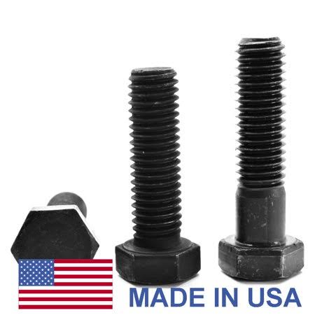 1/2 inch-20 x 2 1/2 inch Fine Thread Grade 5 Hex Cap Screw Black Oxide Pk 50 C229009